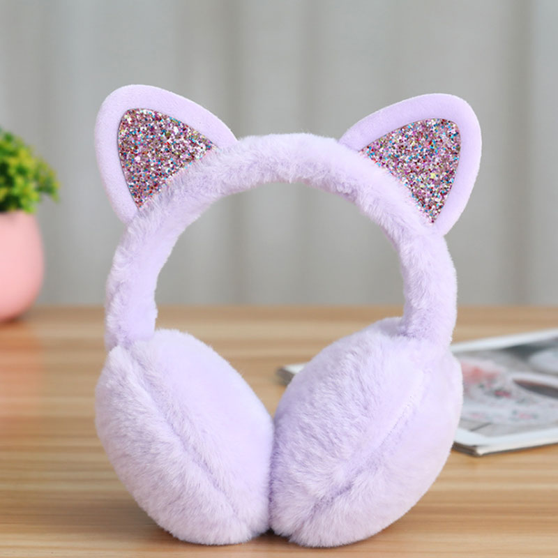Kawaii Lovely Fur Cat Ears Earmuffs