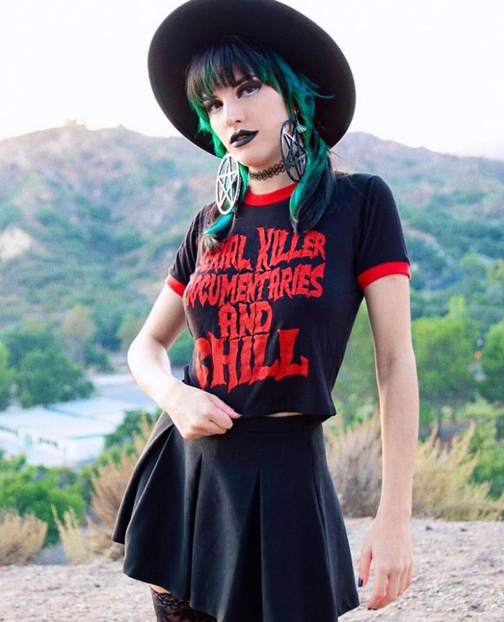 Documentaries and Chill Crop Top