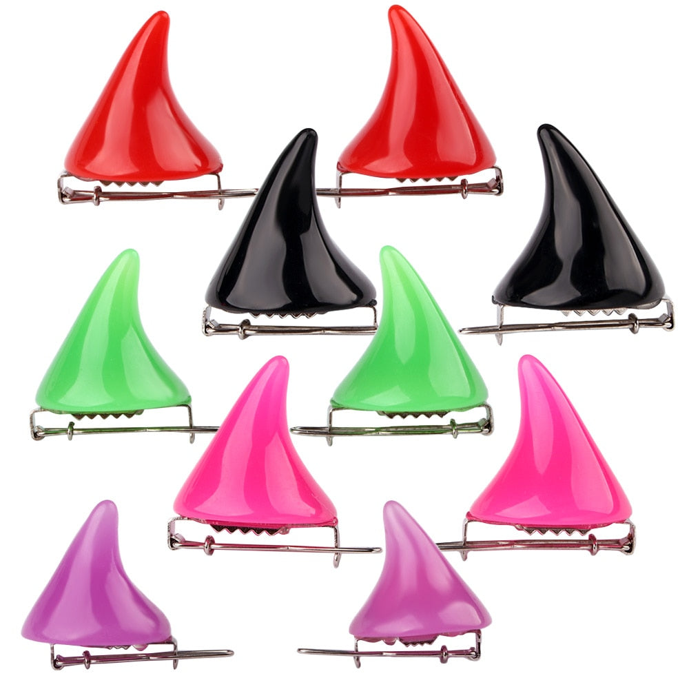 Demon Horns Hair Clips