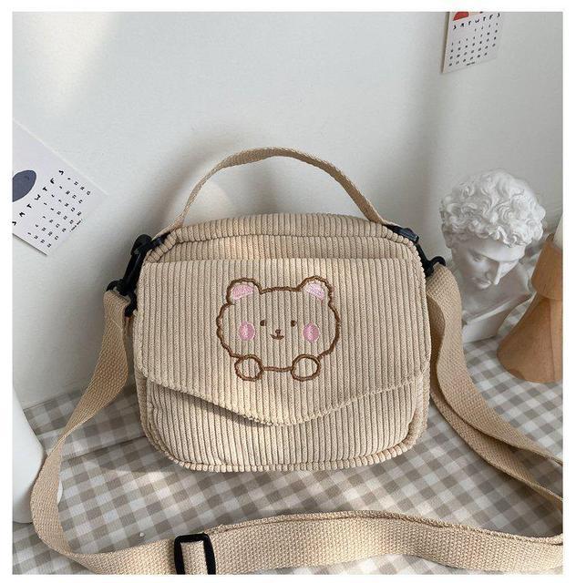 Soft Brown Mocha Kawaii Satchel bag