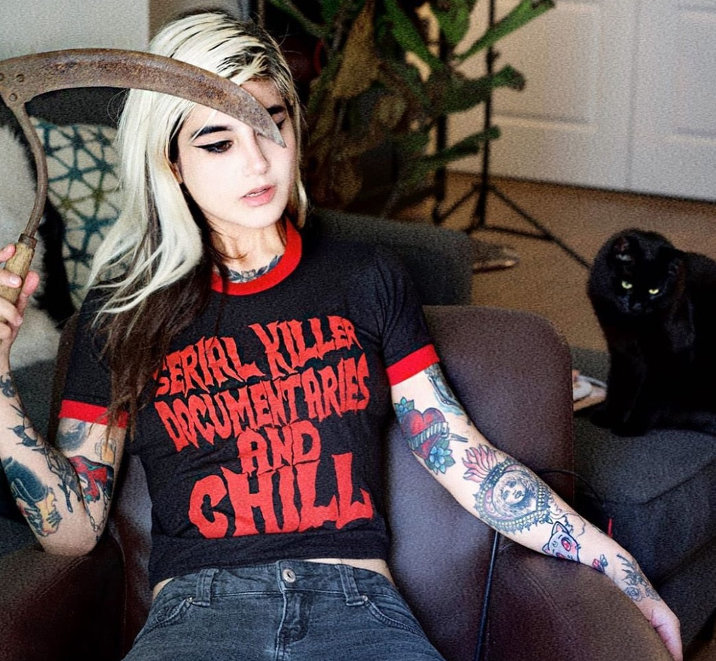 Documentaries and Chill Crop Top
