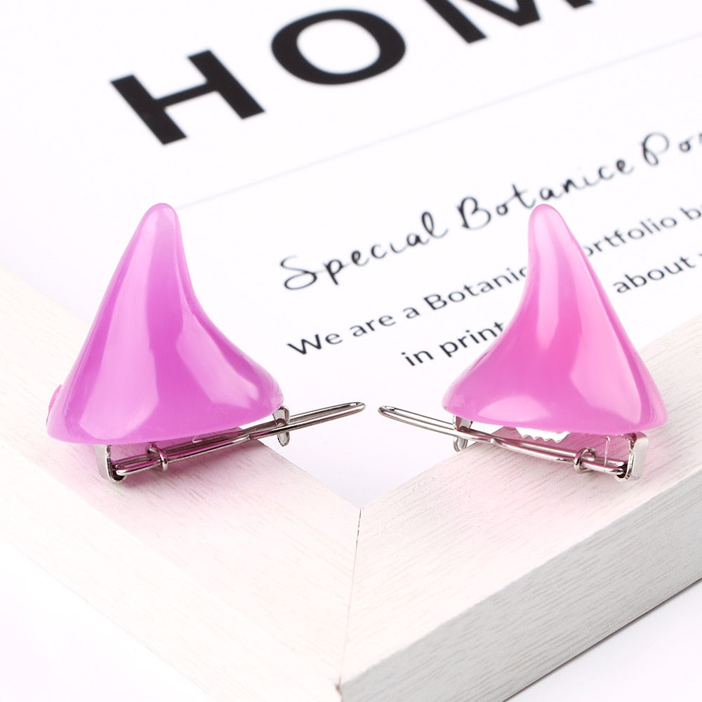 Demon Horns Hair Clips