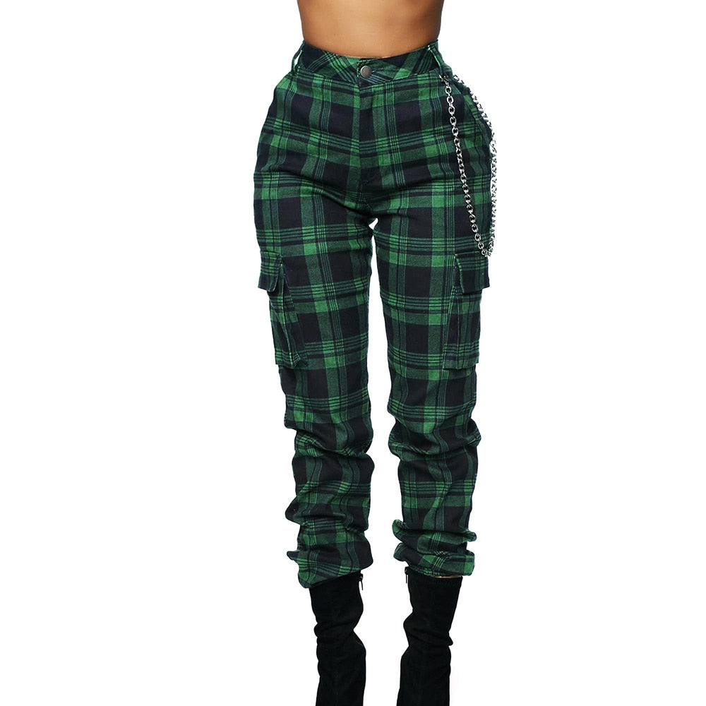 Egirl Punk Rock Plaid Pants