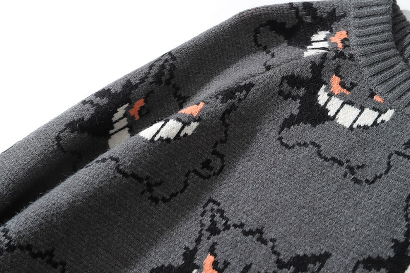 Pokemon Gengar Knitted Sweater