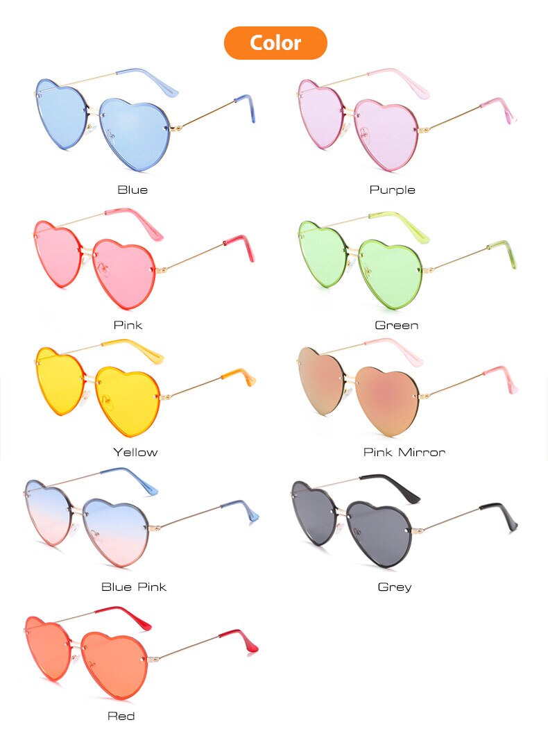 Classic Heart Shaped Sunglasses