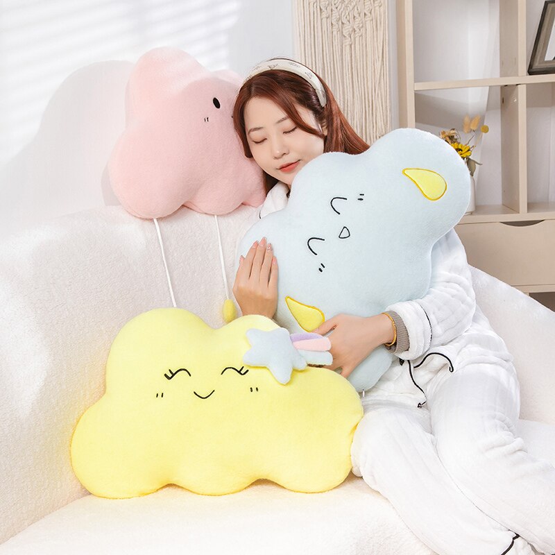 Cute Kawaii Cloud Plush Pillow