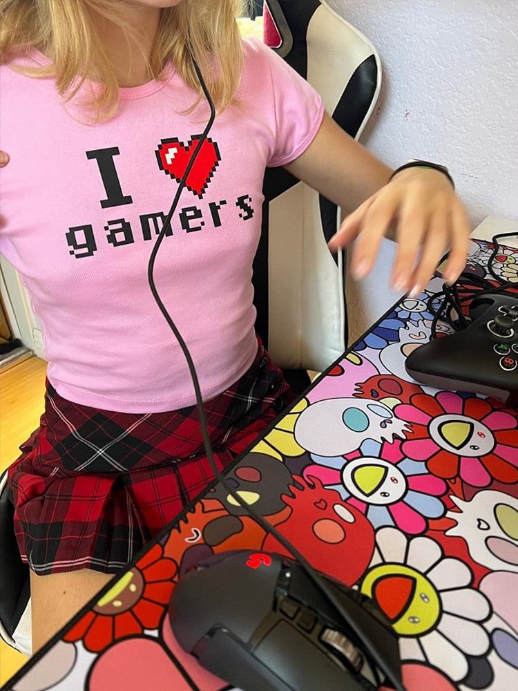 Gamer Girl Egirl Pixel I Love Gamers