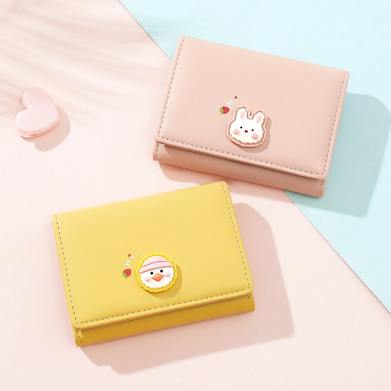 Kawaii Aesthetic Cute Characters Wallets