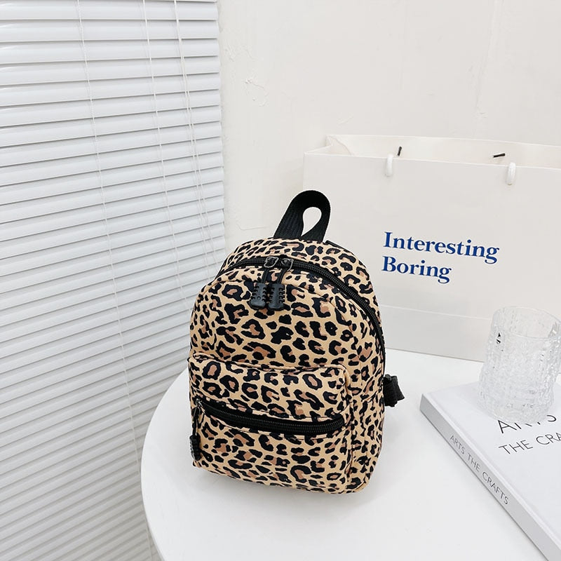 Y2K Mini Backpack Animal Print