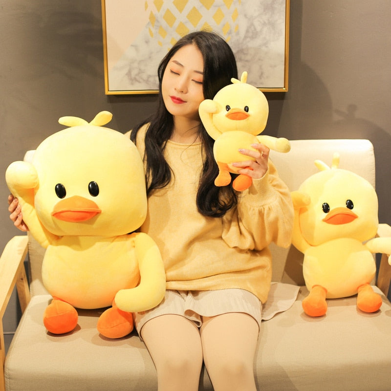 Kawaii Meme Duck Plush Cushion
