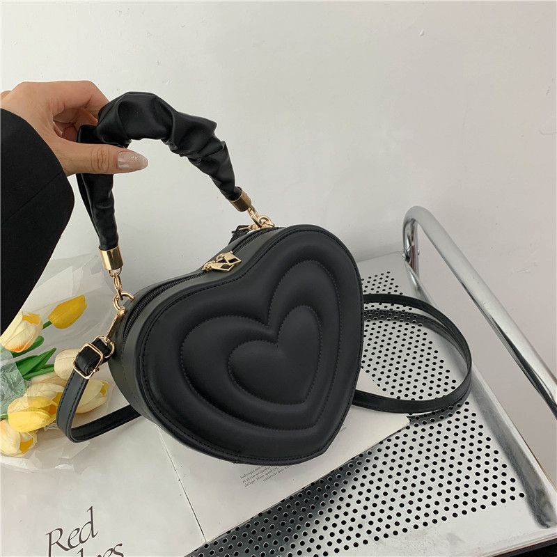 Y2K Aesthetic Retro Vintage Heart Shoulder Bag