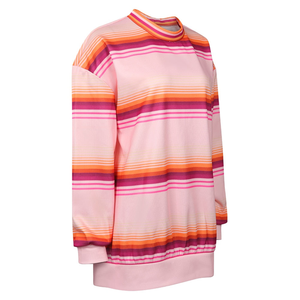 Enid Sinclair Wednesday Striped Sweatshirt
