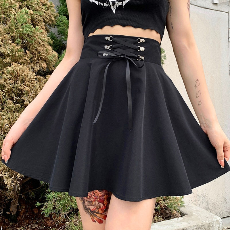 Favorite Flared Mini Skater Skirt