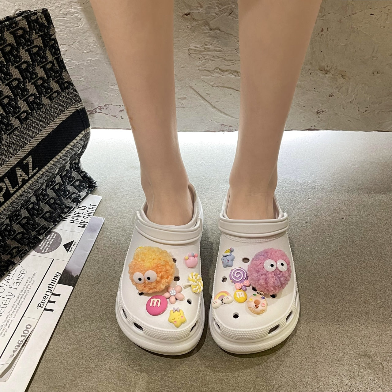Kawaii Lounge Slippers Cute Charms