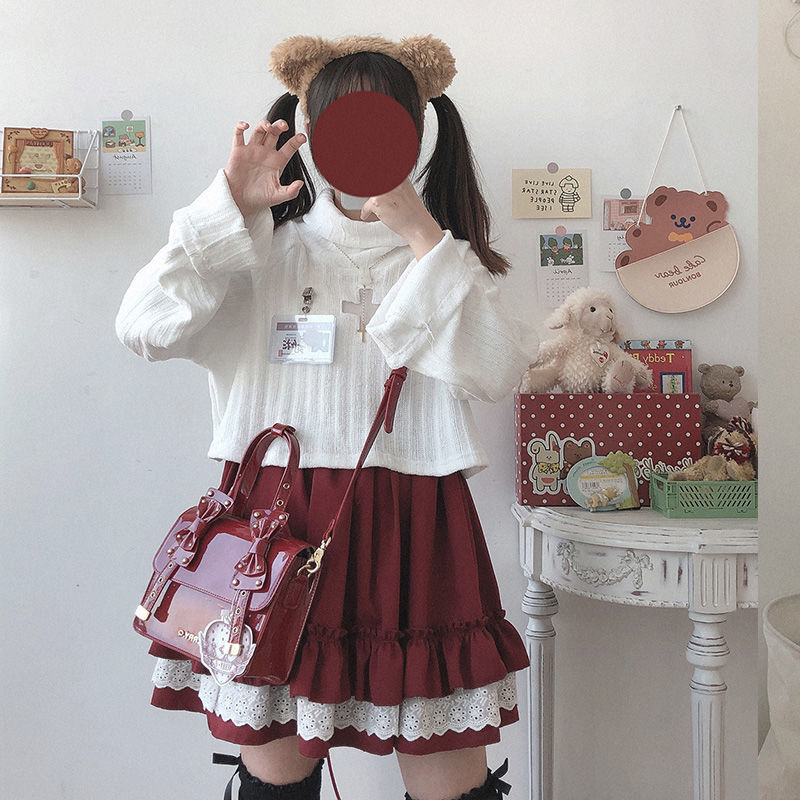Kawaii Lolita Ruffle Skirt