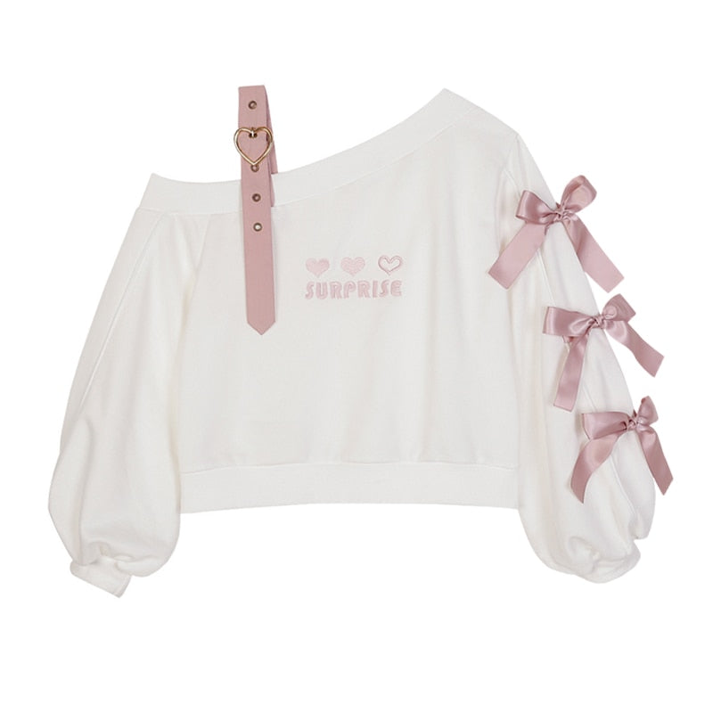 Sweet Lolita Surprise Sweatshirt White