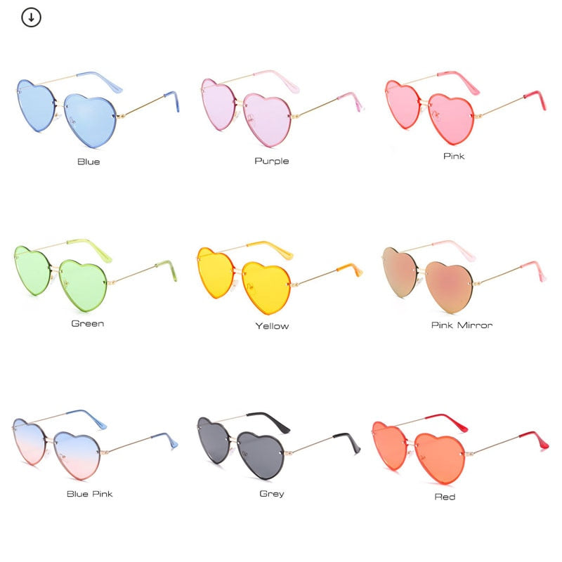 Classic Heart Shaped Sunglasses