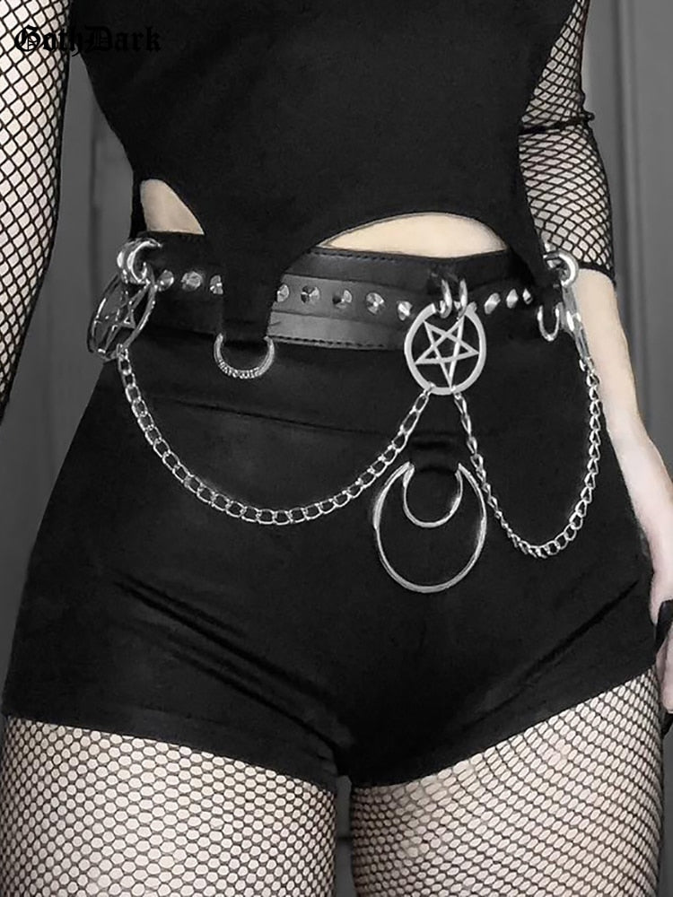 Aesthetic Corsets & Belts for eGirls Dark Grunge y2k style Pastel Goth –  Aesthetics Boutique
