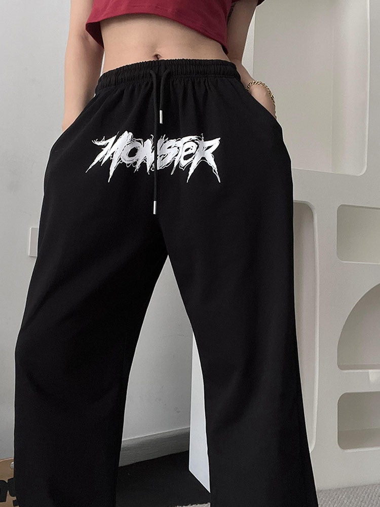 Egirl Gothic Monster Sweatpants