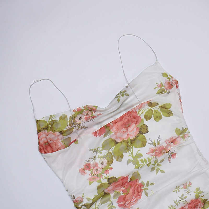 Soft Girl Aesthetic Floral Mini Sundress