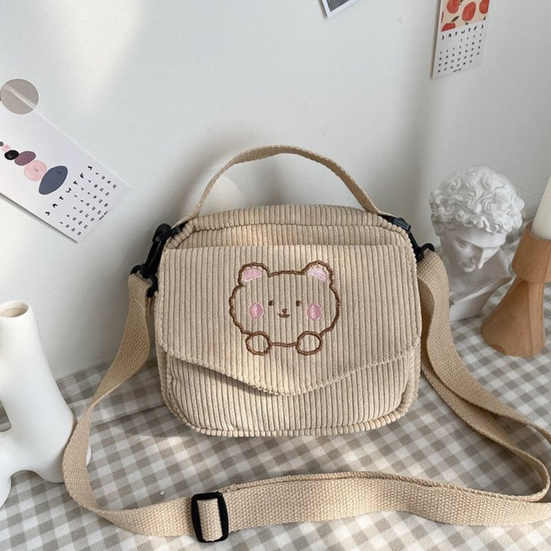 Soft Brown Mocha Kawaii Satchel bag