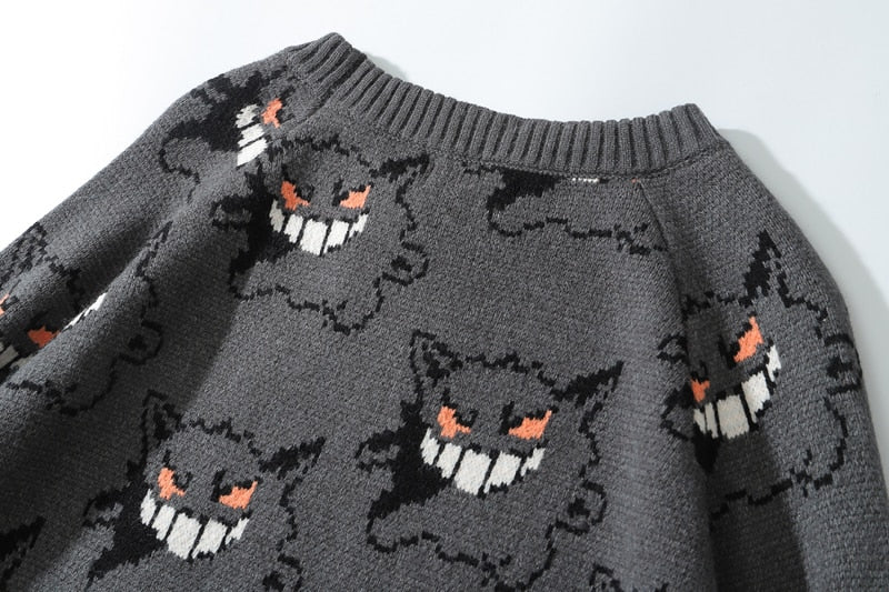 Pokemon Gengar Knitted Sweater