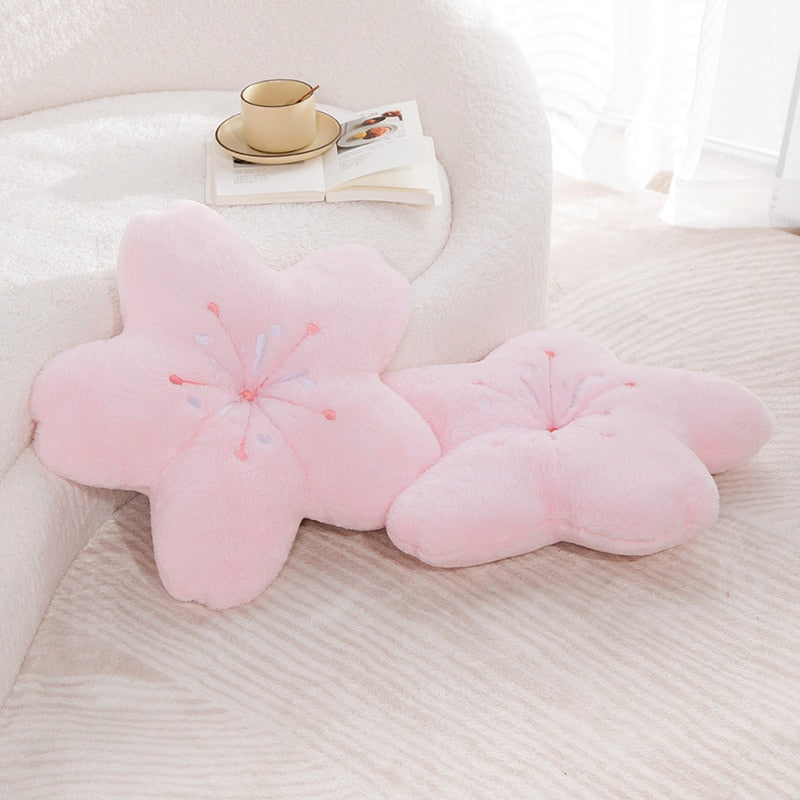 Sakura Pink Cherry Blossom Pillow
