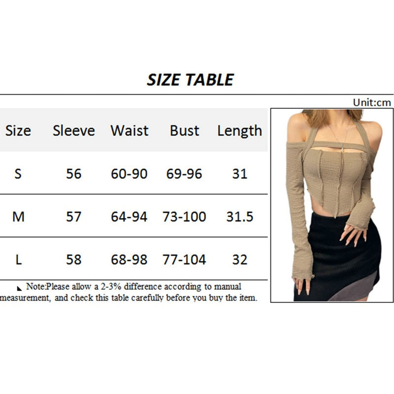 Fairy Grunge Long Sleeve Top Khaki