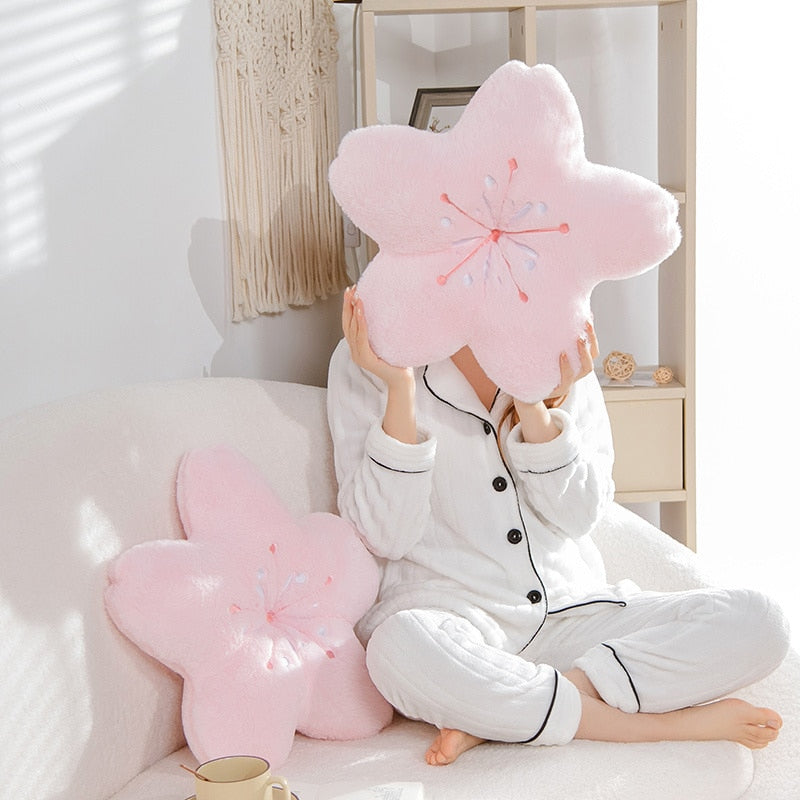 Sakura Pink Cherry Blossom Pillow