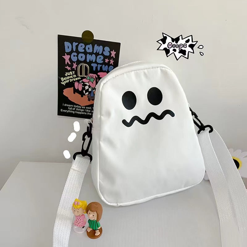 Kawaii Goth Cute Ghost Shoulder Bag