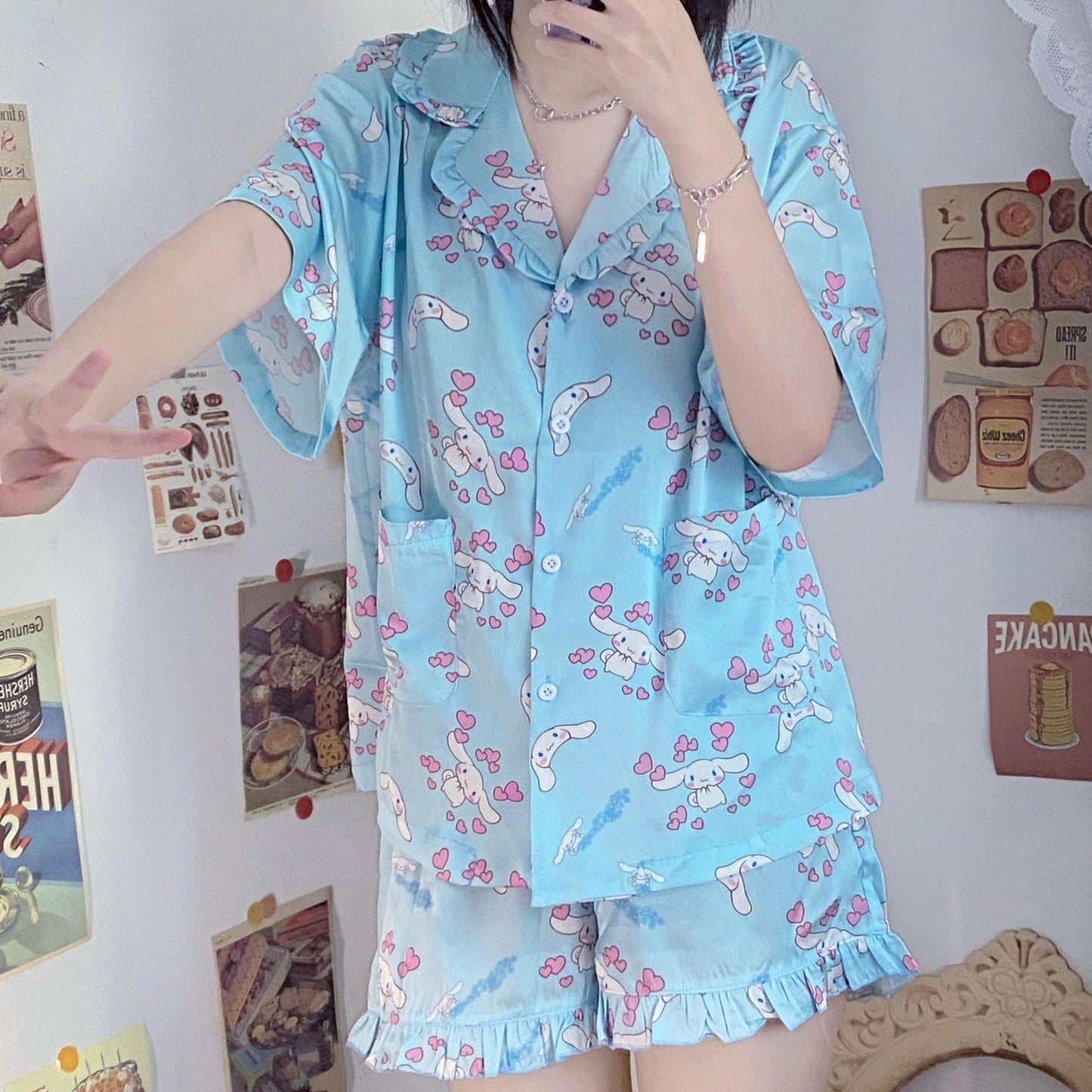 Sanriocore Pajamas Set