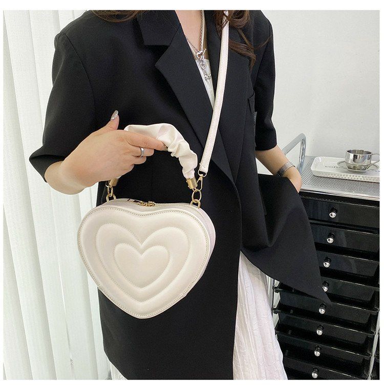 Y2K Aesthetic Retro Vintage Heart Shoulder Bag