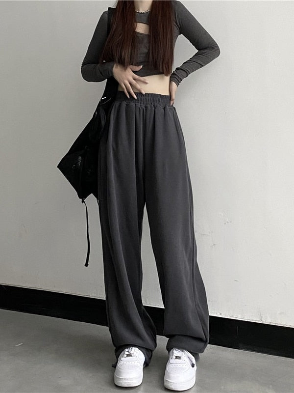 Dark Grunge Wide Leg Sweatpants