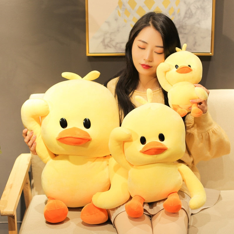 Kawaii Meme Duck Plush Cushion