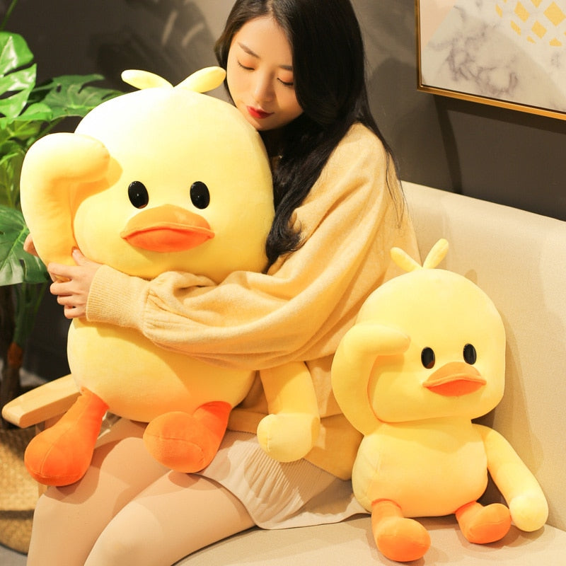 Kawaii Meme Duck Plush Cushion