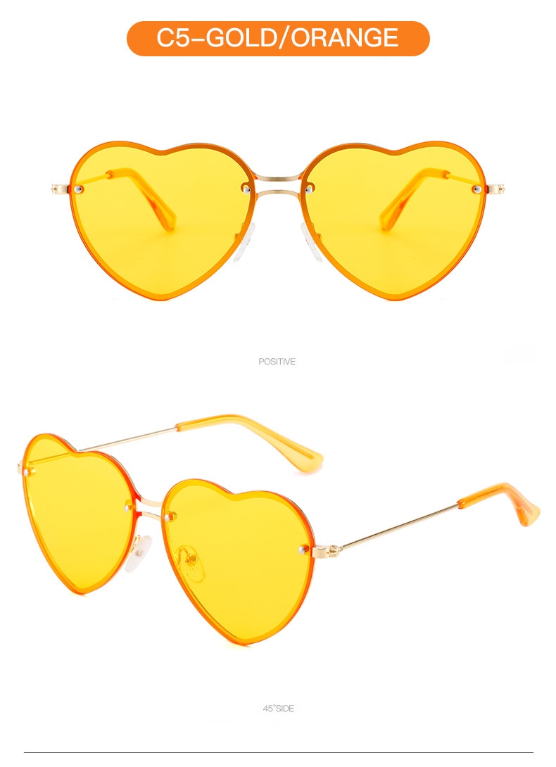 Classic Heart Shaped Sunglasses
