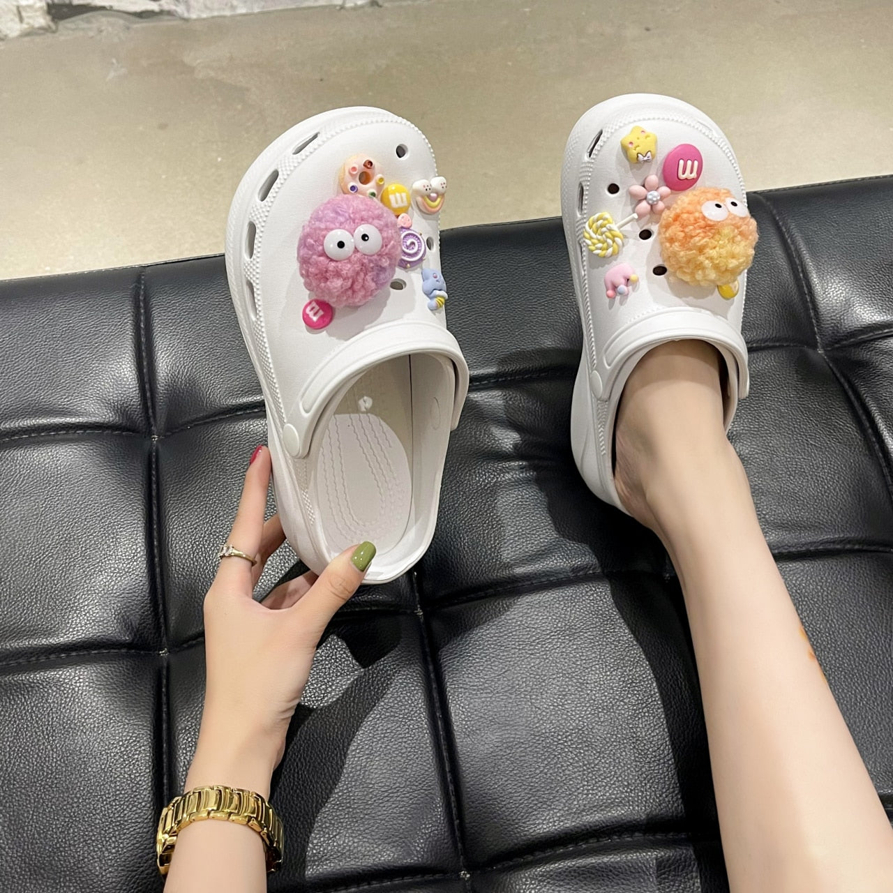 Kawaii Lounge Slippers Cute Charms