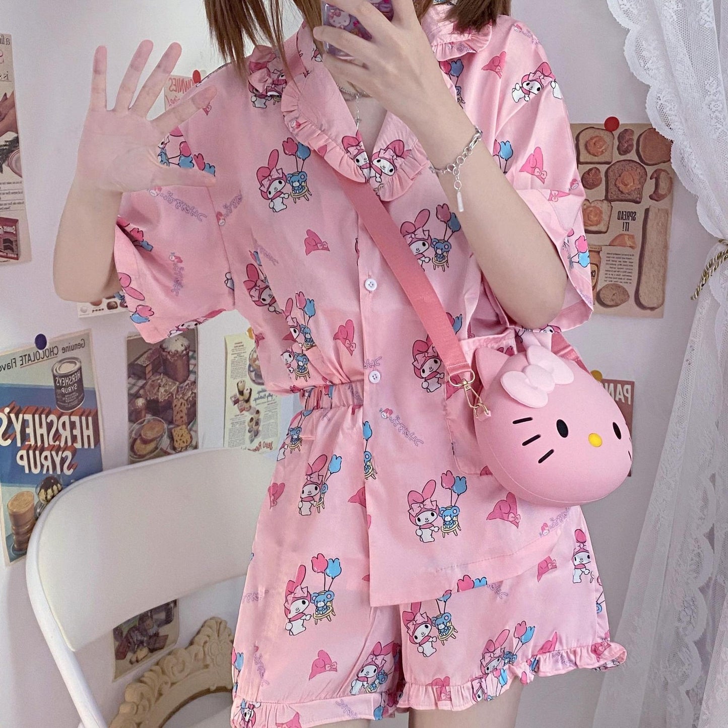 Sanriocore Pajamas Set