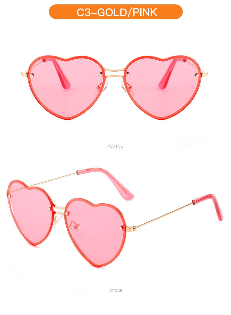 Classic Heart Shaped Sunglasses