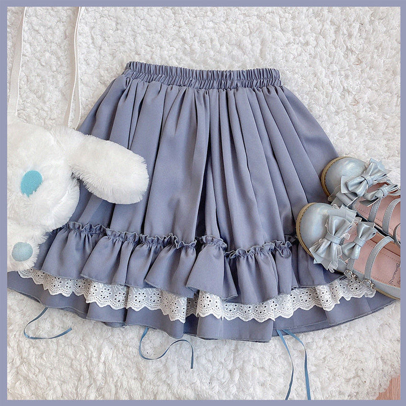 Kawaii Lolita Ruffle Skirt