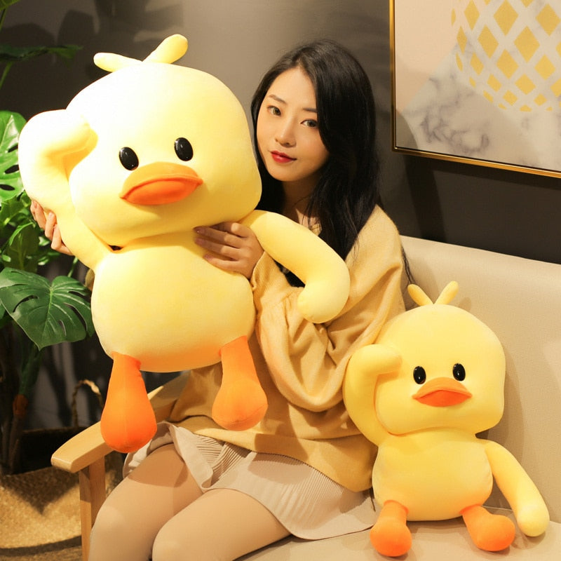 Kawaii Meme Duck Plush Cushion