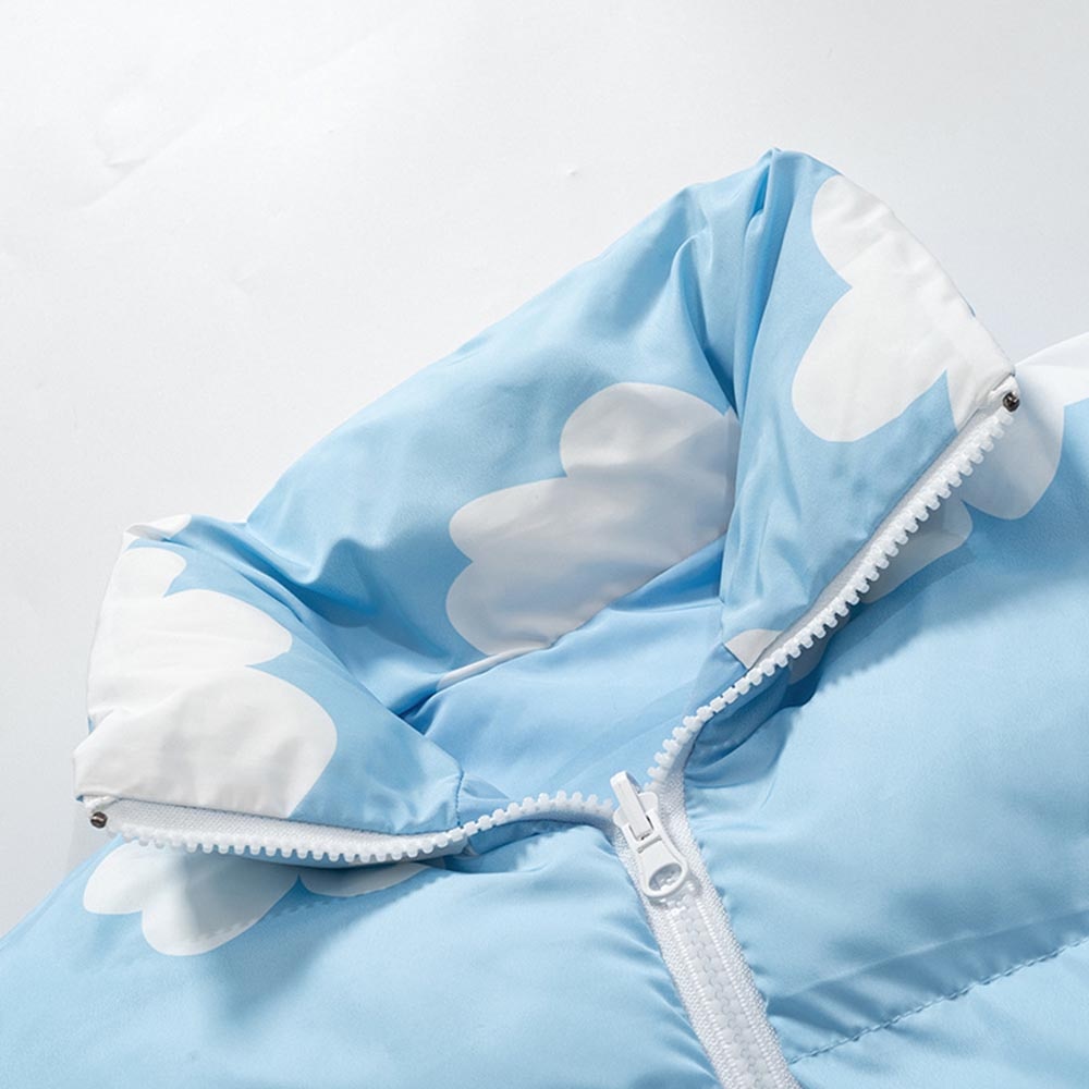 Aesthetic Sky Cloud Puffer Jacket