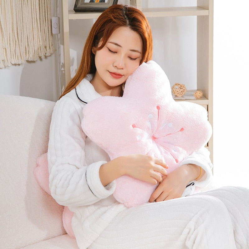 Sakura Pink Cherry Blossom Pillow