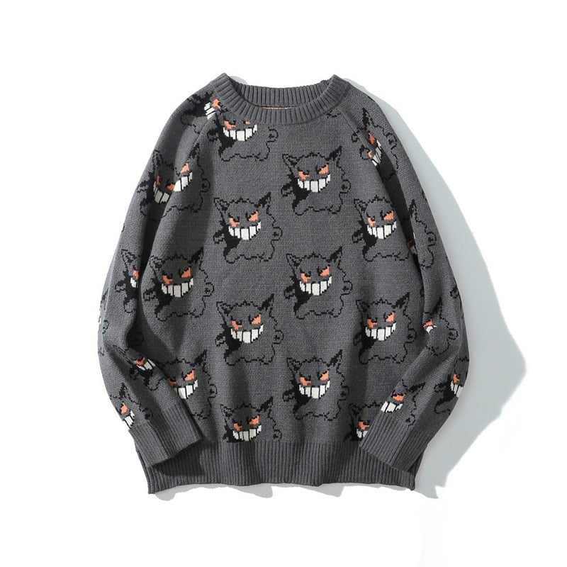 Pokemon Gengar Knitted Sweater