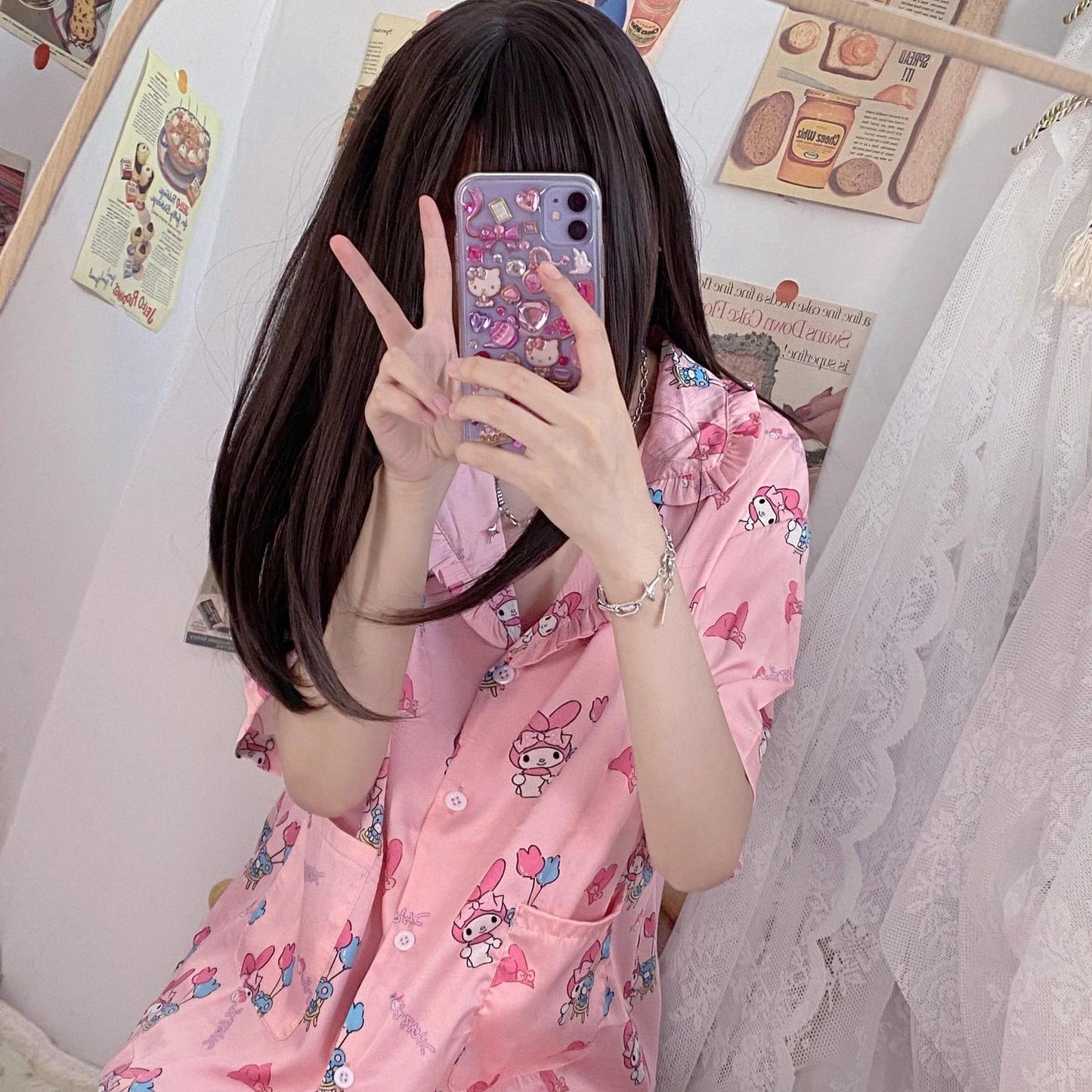 Sanriocore Pajamas Set