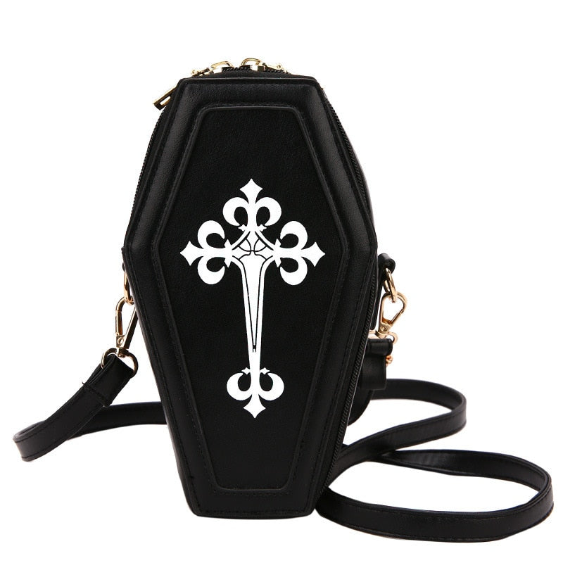 Dark Goth Coffin Shape Purse