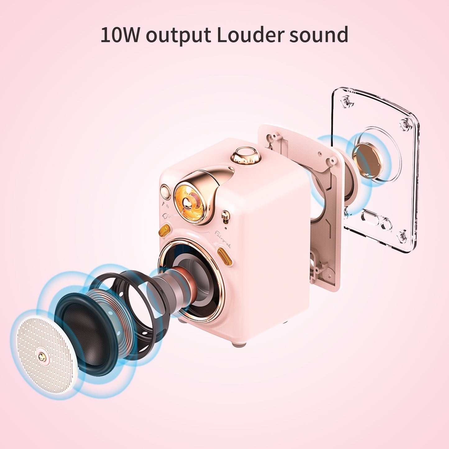 Divoom Fairy-OK Portable Bluetooth Speaker with Microphone