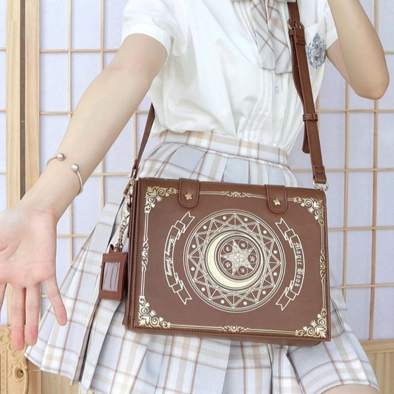 Magic Witchcraft Book Shoulder Bag Gothic