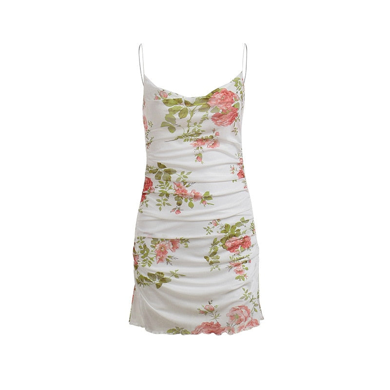 Soft Girl Aesthetic Floral Mini Sundress