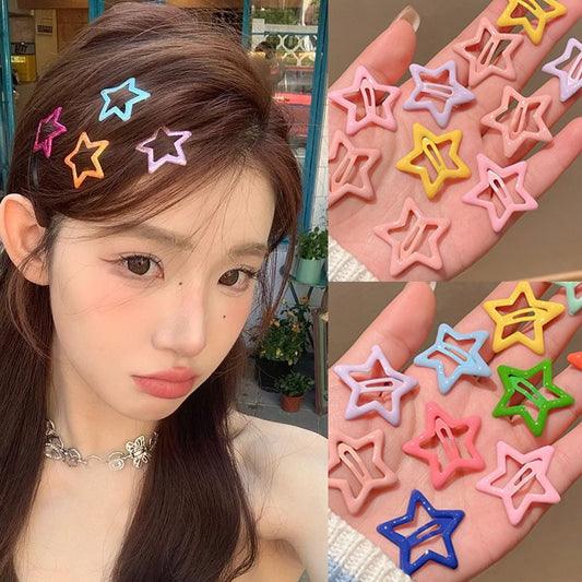 Star BB Hair Clips 10 pcs Set